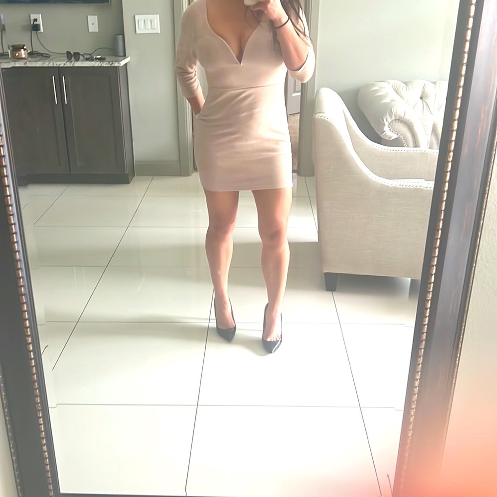 Nude dress